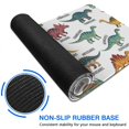 thumbnail image 6 of Long Mouse Pads for Desk,White Dinosaurs with Labels Playfully Desk Mats on Top Of Desks, Desk Mouse Pad Extra Large with 3mm Non-Slip Base and Stitched Edge for Gaming,Office,Work,Home 31.5"x15.7", 6 of 6