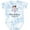 Tie Dye Blue, variant on Inktastic Future Ballerina Girls Dance Girls Baby Bodysuit