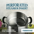 thumbnail image 5 of Farberware Brilliance Steamer Insert Metal Utensil and Dishwasher Safe, Stainless Steel, 5 of 8