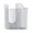 grey, variant on Wall Mounted Tissue Box, Inverted Adhesive Dispenser for Bathroom Kitchen,Clear Plastic No-Drill Organizer