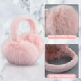 thumbnail image 3 of 1Pcs Ear Muffs for Winter Women Girls Faux Fur Fuzzy Earmuffs Foldable Ear Warmer Fleece Lining Ear Covers, 3 of 6