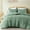 Sage Green, variant on Chezmoi Collection 3-Piece Terracotta Comforter Set King Size, 110GSM Peach Skin Microfiber Polyester, Lightweight Duvet Insert All Season Down Alternative Comforter