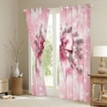 thumbnail image 3 of Manfei Girly Pink Bowknot Black Out Curtains for Teen, Princess Christmas Bow Curtains Pack of 2 (42x63 Each), Magic Snowflake Bedroom Curtains, Living Room Curtains Decor, 3 of 6