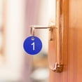 thumbnail image 6 of Number Tags 1-30, 30 Pcs 35mm Round Key Tags for Dormitory House Lockers, Blue, 6 of 7