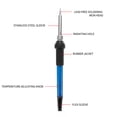 thumbnail image 3 of Kit De Soldador De 60W Kit De Multímetro Digital De Soldadura Ampliamente Utilizado Temperatura Ajustable Calentamiento Rápido Juego De Herramientas De Calentador De Soldadura Con 5 Puntas De Monstrate TO005586-01, 3 of 7