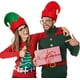 thumbnail image 2 of Sombrero de fieltro de duende navideño Santa Elf Jingle Bells Sombreros de Navidad para niños Adultos Tema de vacaciones Fotos Accesorios JAMW Sencillez, 2 of 5