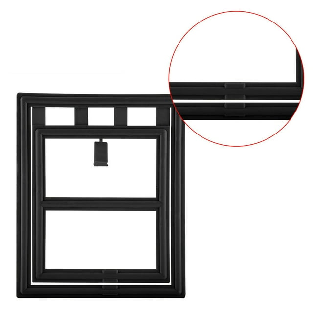 Puerta De Mascota, Aleta De Bloqueo Magnético De Puerta Para Perros Gato Para La Puerta De La Ventana De La Pantalla Con Exterior Interior Dos Piezas Fácil De Instalar