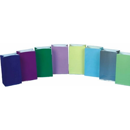 10" Solid Color Paper Gift Bags, White