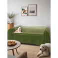 thumbnail image 6 of Sage Green Ombre Sofa Covers for 2-3 Cushion Couch L-Shaped Sectional, Modern Abstract Art Texture Washable Sofa Covers Slipcover for Living Room Furniture, Couch Cover Blanket 71"x134", 6 of 9