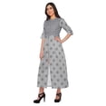thumbnail image 3 of Moomaya Kurta à Manches Courtes Imprimée Kurti Indien Vêtements d'Été pour Femmes, 3 of 5