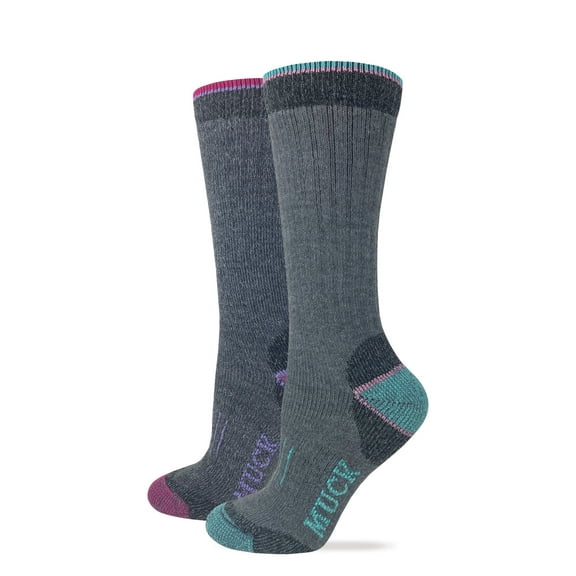 Muck Boot Ladies Heavyweight Merino Wool Blend Boot Socks 2 Pair Pack