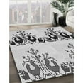 thumbnail image 3 of Ahgly Company Machine Washable Indoor Rectangle Transitional Platinum Gray Area Rugs, 2' x 3', 3 of 7