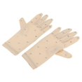 thumbnail image 1 of 2x Guantes de patinaje artístico para niños adultos Guantes deportivos con decoración de de imitación, 1 of 8