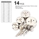 thumbnail image 2 of 14 Piezas de Diamante Recubierto con Taladro Central para Brocas Fijadas para Azulejos de Vidrio de Mármol de 3- MM Unbranded GSGJ6800-14, 2 of 7