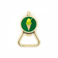 thumbnail image 1 of green matcha ice  cs popsicles beer bottle cap opener stainless steel key chain, 1 of 3