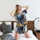 thumbnail image 5 of Fotbe Colorful Cow Pasture Conjunto de Pijama Estampado para Mujer, 2 Piezas, Ropa de Dormir con Camiseta de Manga Corta y Shorts Suaves-X-Large, 5 of 6