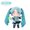 A, variant on Cartoon 20cm Hatsune Miku Plush Doll Toy Anime sakura Miku snow Miku Character Kawaii Sitting posture Fufu Kids Christmas Gift