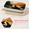 thumbnail image 5 of Sea Lion Velvet Portable Decorative Box with Removable Compartment - Jewelry Stand, Necklace Organizer, and Gift, 5 of 7