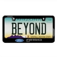 thumbnail image 2 of Ford F-150 2015 up in 3D Dark Gray Letters on Black Metal License Plate Frame, 2 of 8