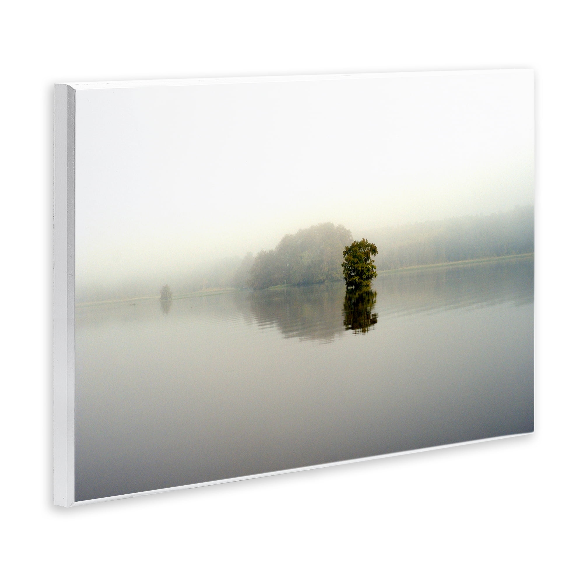 Stupell Industries Misty Lake Reflection Wall Plaque Art, design by Gail Peck