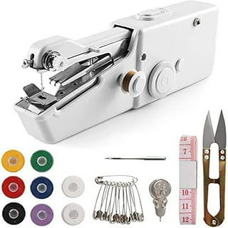 Handheld Sewing Machine, Mini Portable Electric Sewing Machine for Adult,  Easy to Use and Fast Stitch Suitable for Clothes,Fabrics, DIY Home Travel,  Black 