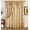 Beige, variant on GLORY RUGS Jacquard Luxury Window 2 Panel Set Burgundy Curtain with Attached Valance and Backing Bedroom Living Room Dining 2 Curtains 55x84 inches Each Jana