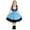 Blue, variant on Cathalem Girls Dresses Girl Knit Short-Sleeve Tutu Dress Colorful Tulle Sparkle Dress (Blue,14-16 Years)