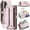 Pink, variant on Crossbody for Samsung Galaxy A25 5G Case Wallet【RFID Blocking】with 10-Card Holder Zipper Bills Slot, Soft PU Leather Magnetic Shoulder Wrist Strap for Samsung Galaxy A25 5G Wallet Case Women
