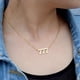 thumbnail image 3 of Collar Con Número De Ángel 111 - 999 Collar De Acero Inoxidable Collar Con Número De Oro Numerología Joyería Methold AP007130-07, 3 of 6