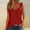 Red, variant on Karight Women's V Neck Tank Top Casual Sleeveless Shirts Cute Summer Tees