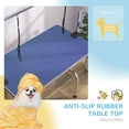 thumbnail image 4 of Table de Toilettage pour Chien Réglable avec 2 Élingues de Sécurité, Panier de Rangement, Bleu, 4 of 6