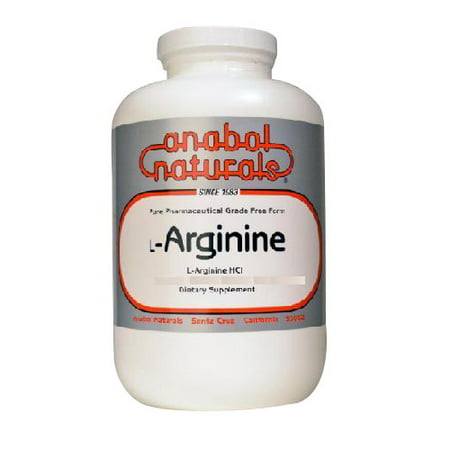 Anabol Naturals L-Arginine 500mg poudre pure avec la vitamine B-6 - 100 g