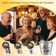 thumbnail image 7 of 120 Pcs 50th 60th Birthday Party Favors Set for Guests Bulk Stainless Steel Shot Cups Bottle Opener Keychains Gift Bags Thank You Cards Father’s Day Birthday Celebration Supplies, 7 of 7