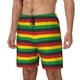 thumbnail image 1 of Balery Music Colors 1 Bañador para hombre, shorts de playa de secado rápido con entrepierna y forro de compresión-Small, 1 of 6