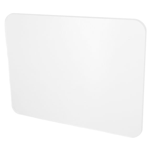 HOOWIFFY 2pcs Transparent Glass Mouse Pad Gaming And Office Desk Mat Non Slip Design For Stability For And