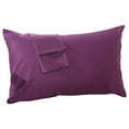 thumbnail image 1 of Felwors Thread Count Black Cotton Pillowcases Standard Case Covers Cotton Beige 400 Thread Count Multi Color Selection Of Pillow Cases, 1 of 9