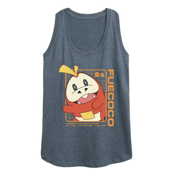 Pokémon - Fuecoco Stats - Women's Racerback Tank Top