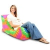 The "S" Fuf Lounger, Tie Die Twill