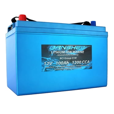 Deep Cycle Lithium Marine Battery Group Size 34 Replaces Optima SC34DM ...