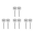 thumbnail image 3 of CIMAXIC Toilet Push Button Silver ABS Compatible with Single Flush Toilets 8Pcs, 3 of 8