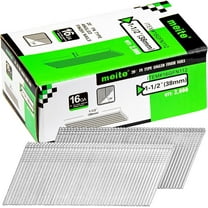 2,000 PCS MEITE 16 Gauge Angled Finish Nails, 20-Degree 1-1/2-inch Length, Galvanized Finishing Nail for Electric or Pneumatic Guns