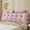 Pink, variant on Triangular Wedge Headboard Pillow with Neck Roll, Backrest Pillow for Bed, Daybed, and Lounging, Large Bed Bolster Pillows, Pink