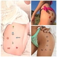 thumbnail image 1 of Etiqueta Engomada Del Tatuaje Temporal Etiqueta engomada del tatuaje del brazo lindo del tatuaje impermeable 3D para la fiesta de los muchachos de las muchachas (A K) Likrtyny Libre de BPA, 1 of 3