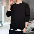 thumbnail image 3 of Camiseta para hombre con gráfico New Rock coreano de lujo de alta calidad, sudaderas de otoño de manga larga, ropa para hombre, marca divertida Y2k Xl Top, 3 of 5