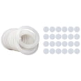 thumbnail image 1 of Regular Mouth Lids for Mason Jar Lids Plastic Storage Caps 70mm & Silicone Sealing Rings for Leak Proof Mason Jar Lids, 1 of 10