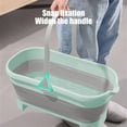 thumbnail image 5 of Eliaeconx Cleaning Bucket, 4.2 Gallon Foldable Water Pail with Scrub Brush, Space Collapsible Design, Green, 5 of 6