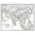 thumbnail image 2 of Spruner 24x20 Black Ornate Wood Framed with Double Matting Museum Art Print Titled - Asia End of 17th Century - Spruner 1855, 2 of 4