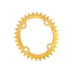 thumbnail image 5 of Toystoory Bicicleta 38T Oval estrecho ancho 104BCD bicicleta de montaña placa de bielas bicicleta rueda de cadena ciclismo platos y bielas placa Ciclismo Amarillo 34T Toystoory OD3200-07B, 5 of 6
