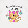 thumbnail image 4 of Inktastic My Aunt and Uncle Love Me with Cute Kitten and Flowers Boys or Girls Baby T-Shirt, 4 of 5
