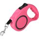 thumbnail image 1 of Correa ajustable para perros Correa para correr Correa de nailon de 5 m Correa reflectante con freno de mano Bloqueo de seguridad Rosa, 1 of 5